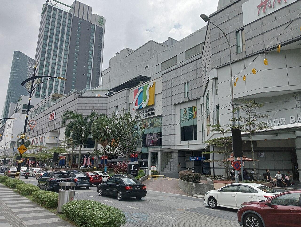 Johor Bahru City Square and city centre